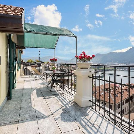 Attico Vista Lago Como Exteriör bild